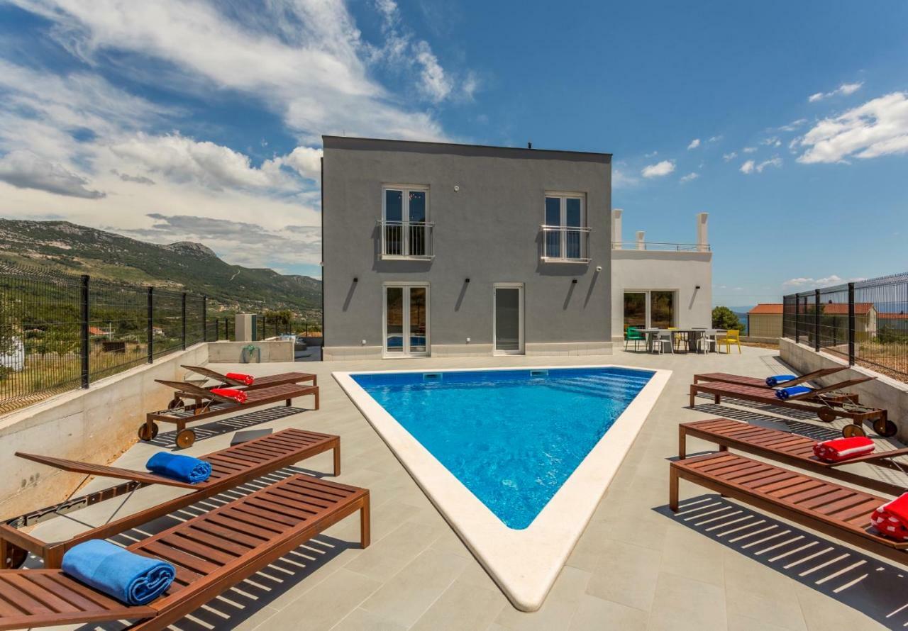 Villa Mila Kastela Кастель-Нови Экстерьер фото